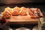 Waffles and brioche sandwich