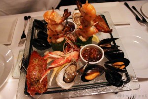 Seafood platter for two