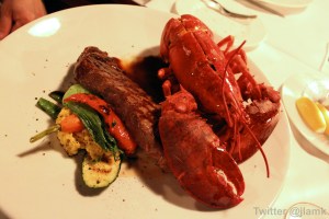 10 oz New York steak & 1.5lb Nova Scotia Lobster