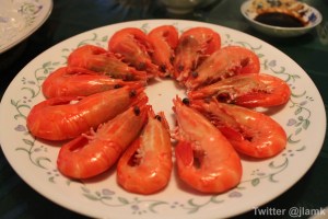 Boiled Fresh Spot Prawns Boiled Fresh Spot Prawns