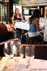 Christine Fawcett speaks about each wine from Blue Mountain