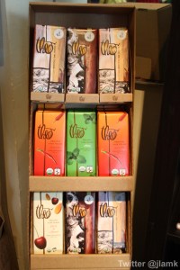 Different kinds of chocolate bars