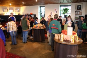 Many customers drop by for the tour and to shop