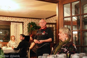 Ted explains the fruit wine production