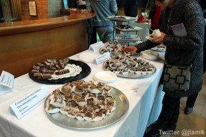 History of Chocolate Reception - Chocolate Desserts by Students