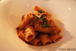 Rigatoni Bolognese