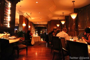 Bacchus Restaurant Interior