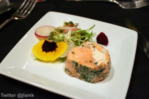 Appetizer: Confit Salmon Roulade