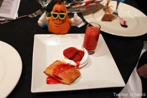 Hyatt: Trio of strawberry dessert