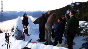 Fondue at the viewpoint