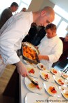 Chefs preparing the first course