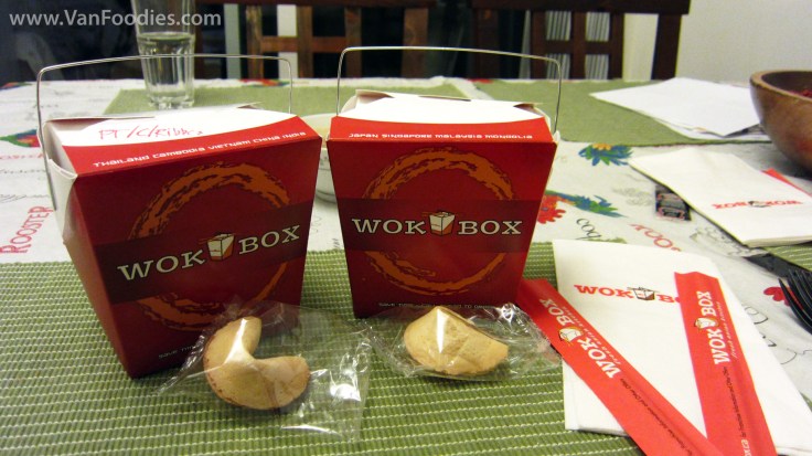 Wok Box Takeout Boxes with Fortune Cookies