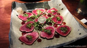 Pemberton Meadows Beef Tataki