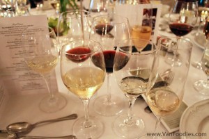 6 types of wine we tried that evening