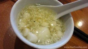 Sticky Rice Ball in Rice Wine Soup
