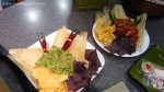 Nachos with Fresh Guacamole and Salsa