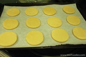 Place cookies 2 inches apart Place cookies 2 inches apart