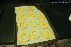 Cut out some alphabets and numbers Cut out some alphabets and numbers