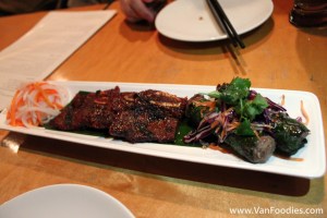 Beef Short Ribs & Beef La Lot (right)