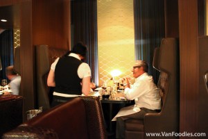 Booths at Black + Blue