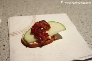 Granny Smith Apple with Candied Bacon