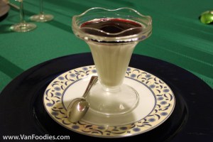 Panna Cotta with Pomegranate Glaze