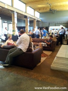 Guests mingle