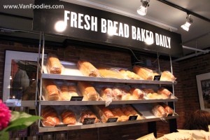 Fresh bread baked daily