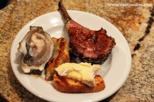 Sampling food by Cavino and the Fish House