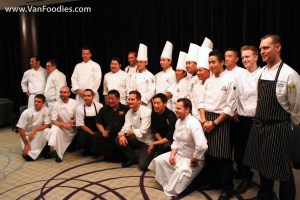 All chefs pose for a photo