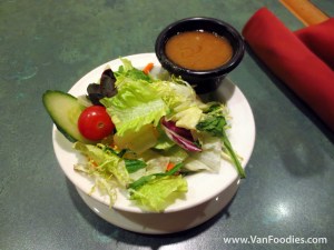 Salad with Shogun Dressing