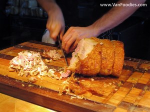 Chopping & dicing the Porchetta