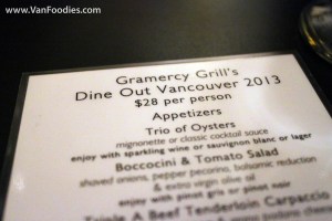 Dine Out at Gramercy Grill