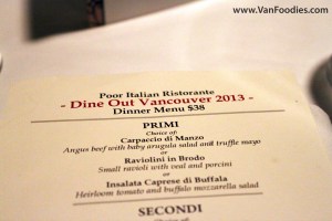 Dine Out at Poor Italian