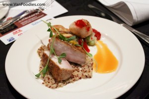 Sous Vide Sword Fish and Seared Scallop