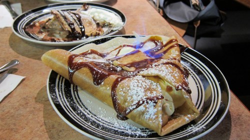 La Tatin with some flambé action!