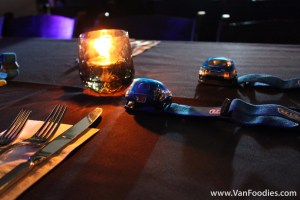 Headlamp waiting at the table
