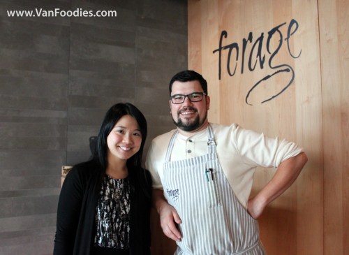 Joyce and Chef Chris Whittaker