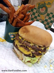 Triple Triple Burger Combo