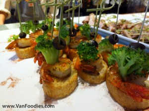 Shrimp on Crostini
