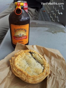 Aussie Pie with Ginger Beer