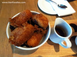 Doughnuts, Rum Caramel Sauce