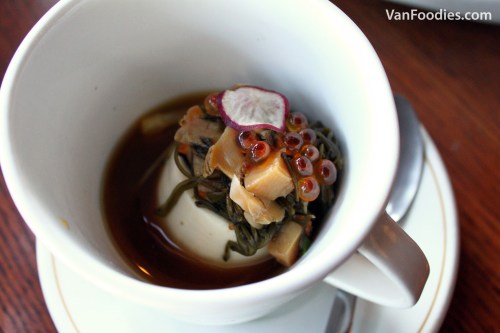 Seafood Marinated Mekabu Cold Tofu