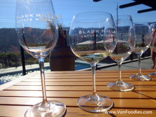 Wine tasting by a private pool