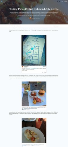 Tasting Plates Central Richmond 