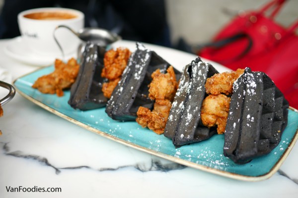 Chicken + Waffle at La Foret